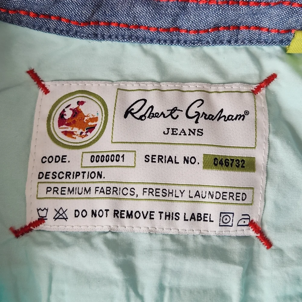 Robert Graham Button down L - Picture 4 of 8